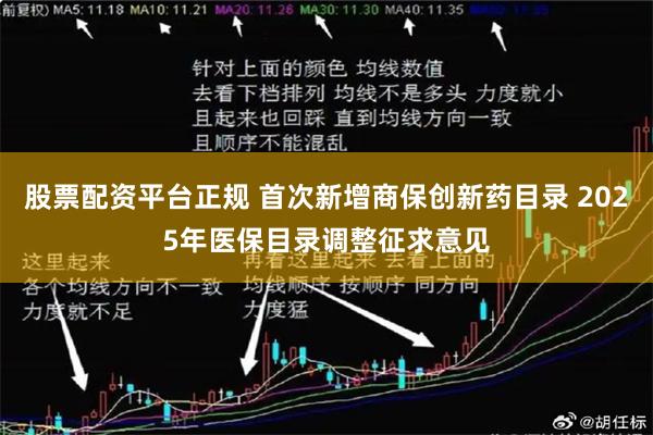 股票配资平台正规 首次新增商保创新药目录 2025年医保目录调整征求意见