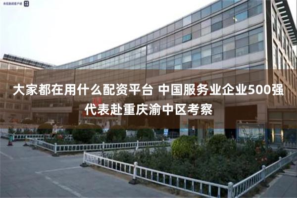 大家都在用什么配资平台 中国服务业企业500强代表赴重庆渝中区考察